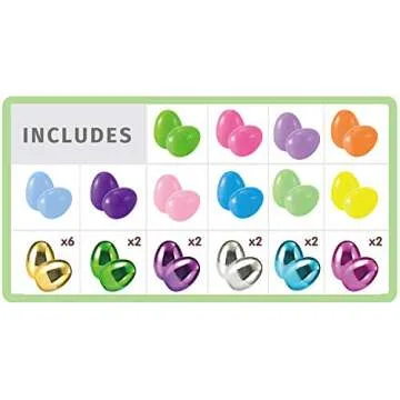 JOYIN 150 Pieces Colorful Easter Eggs Set for Celebrations