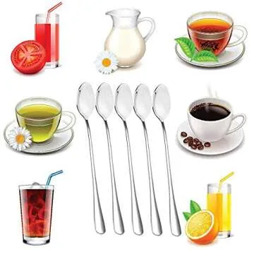 DaKuan Long Handle Stirring Spoon Set of 10 for Iced Tea
