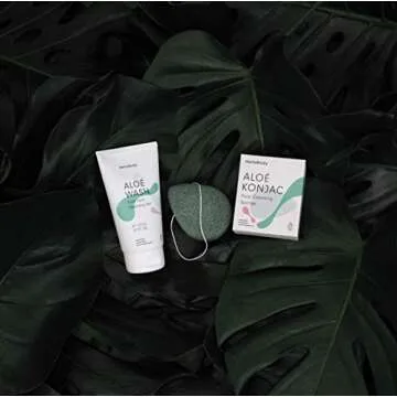 HelloBody ALOE WASH Daily Face Cleansing Gel - Vegan Facial Cleansing - Effective Against Blemished Skin - Nourishing Moisturising Cream - Aloe Vera (1 x 4.2 fl. oz.)