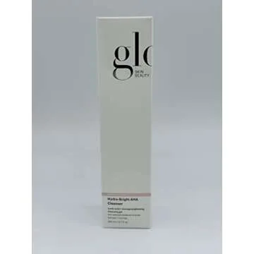 Glo Skin Beauty Hydra-Bright AHA Cleanser | Foaming Gel Cleanser Removes Makeup, Gently Exfoliates, Hydrates and Brightens Skin (6.7 Fl Oz)