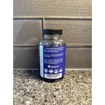 NutraChamps Calm Gummies, Stress Gummies Supplement with Ashwagandha, L-Theanine, GABA, Vitamin B6 & Lemon Balm, 90 Gummies (Pack of 2)