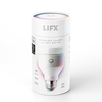 LIFX Dimmable A19 LED Bulb - Smart Multi Colored Lighting