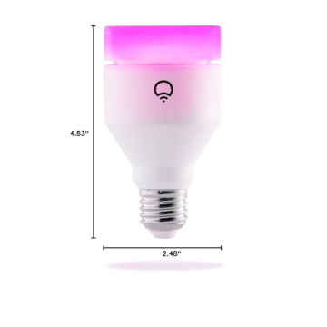 LIFX Dimmable A19 LED Bulb - Smart Multi Colored Lighting