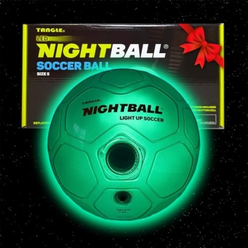 NightBall Light Up Soccer Ball for Kids - Glow Soccer Fun