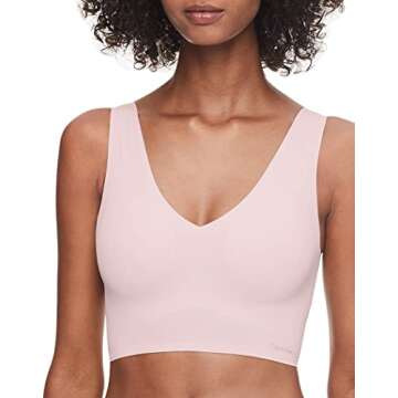 Calvin Klein Women's Lightly Lined V Neck Bralette