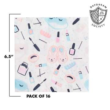 Daydream Society Sweet Dreams - Large Paper Napkins - Pack of 16 for Girls' Birthdays and Slumber Pa...