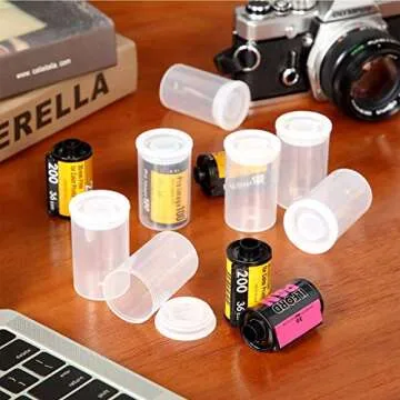 AKIRO Film Canisters 15 Pack Durable Storage Containers