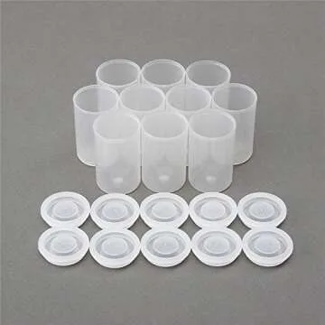 AKIRO Film Canisters 15 Pack Durable Storage Containers