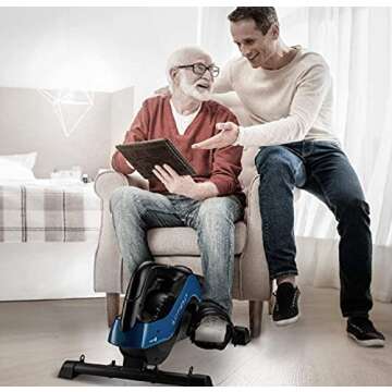 Lifepro 3-in-1 Under Desk Cycle Pedal Exerciser with Resistance Bands - Arm, Foot and Leg Exerciser ...