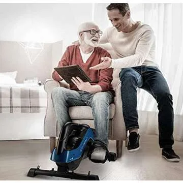 Lifepro 3-in-1 Under Desk Cycle Pedal Exerciser with Resistance Bands - Arm, Foot and Leg Exerciser ...