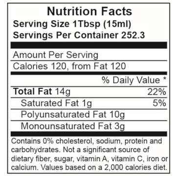 Baja Precious Grapeseed Oil, 1 Gallon - Premium Quality Oil