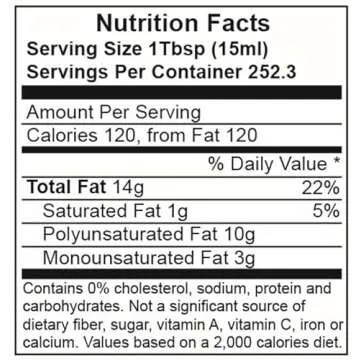 Baja Precious Grapeseed Oil, 1 Gallon - Premium Quality Oil