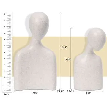 Romantic Abstract Couple Statue for Home Decor