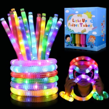 Gigilli Glow Sticks Party Favors for Kids - 24 Pack