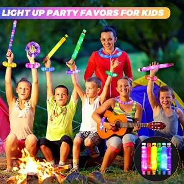 Gigilli Glow Sticks Party Favors for Kids - 24 Pack