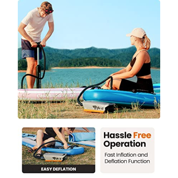 OutdoorMaster Cachalot SUP Pump Dual Stage Auto Off