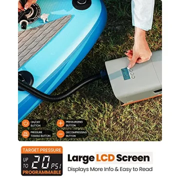 OutdoorMaster Cachalot SUP Pump Dual Stage Auto Off