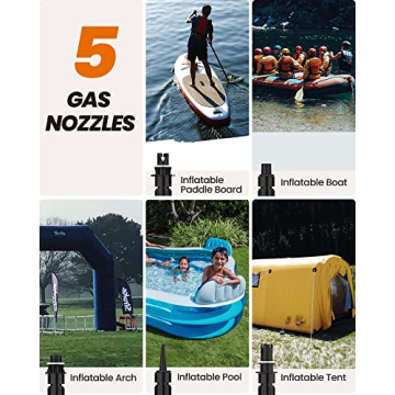 OutdoorMaster Cachalot SUP Pump Dual Stage Auto Off