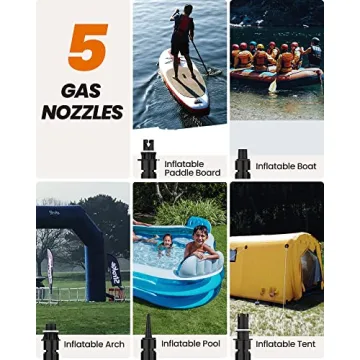 OutdoorMaster Cachalot SUP Pump Dual Stage Auto Off