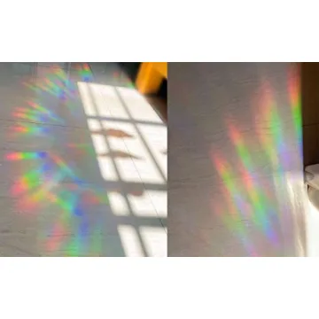 Bat Moon Window Clings Easy to Apply Rainbow Decals