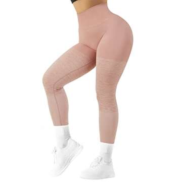 SUUKSESS Scrunch Butt Lifting Seamless Leggings for Women
