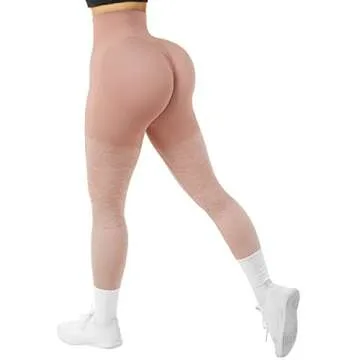 SUUKSESS Scrunch Butt Lifting Seamless Leggings for Women