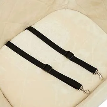 Amazon Basics Pet Car Booster Bucket Seat - 18" x 22" x 16" - Tan