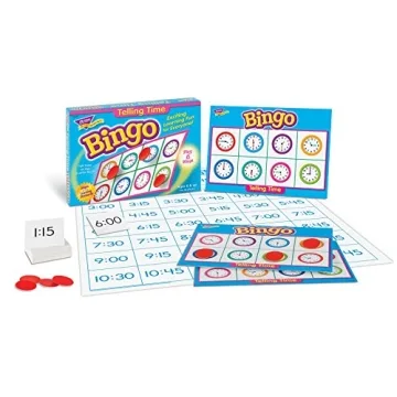 Fun Telling Time Bingo Game for Ages 6+ Learning