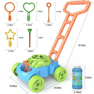 Hilarious JUMELLA Bubble Mower for Outdoor Fun
