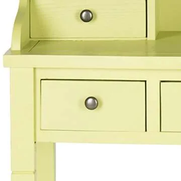SAFAVIEH Landon Medium Oak Writing Desk for Small Spaces