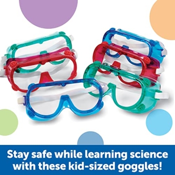 Learning Resources Colored Safety Goggles Set - 6 Pieces