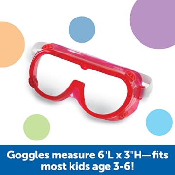 Learning Resources Colored Safety Goggles Set - 6 Pieces