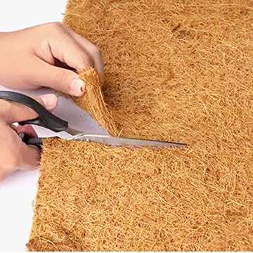 SUNYAY 12x80 inch Natural Coco Liner Roll Coconut Coir Sheets