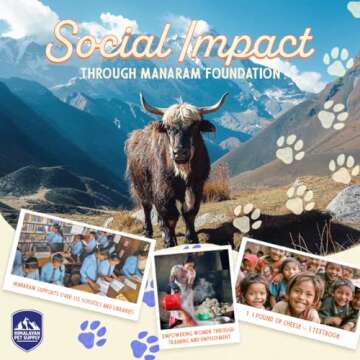 Himalayan Dog Chew Original Yak Cheese Dog Chew, 3 Small Sticks, 1.1 oz, Gluten Free, Healthy Dog Treats, Grain & Lactose Free 100% Natural, Long Lasting Dog Chews for Dogs Under 15 lbs