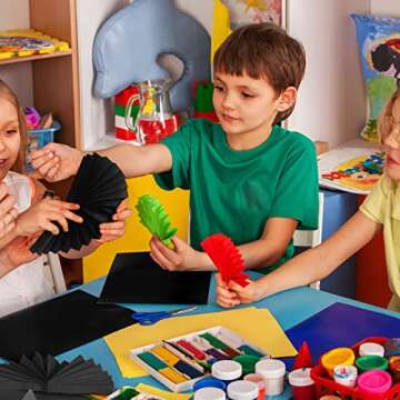 1000 Sheets Construction Paper Bulk School Supplies 9 x 12 Inches Art Classic Lightweight Paper Craft for Kids Adults Holiday Drawing