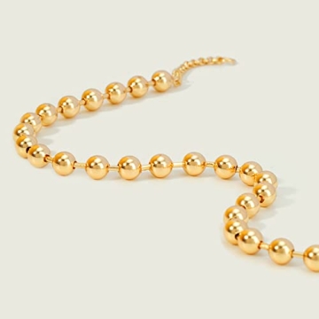 MEVECCO Elegant Gold Beaded Bracelet for Women