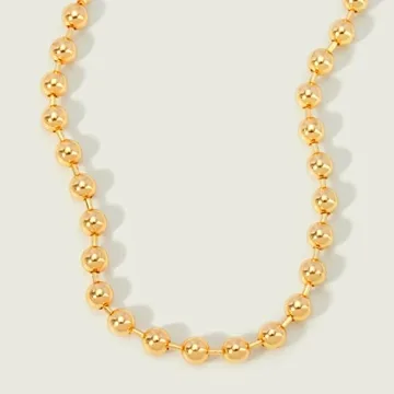 MEVECCO Elegant Gold Beaded Bracelet for Women