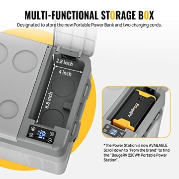 BougeRV 12 Volt Refrigerator 30QT for Car & Camping