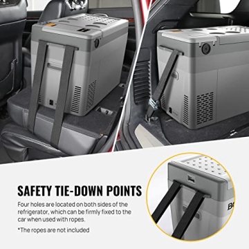 BougeRV 12 Volt Refrigerator 30QT for Car & Camping