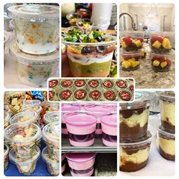 Qyyiguf 50 Pack 8 OZ Disposable Cups with Lids