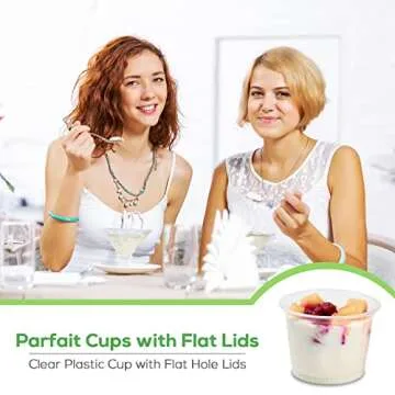 Qyyiguf 50 Pack 8 OZ Disposable Cups with Lids