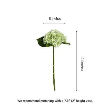 stunning faux green hydrangeas for home and wedding decor