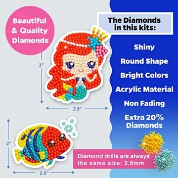 Halmolife 5D Diamond Painting Kits DIY Craft for Kids Adults