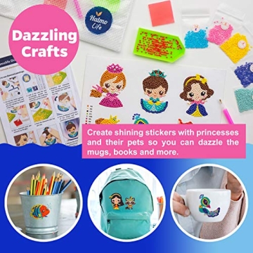 Halmolife 5D Diamond Painting Kits DIY Craft for Kids Adults