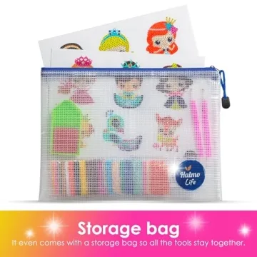 Halmolife 5D Diamond Painting Kits DIY Craft for Kids Adults