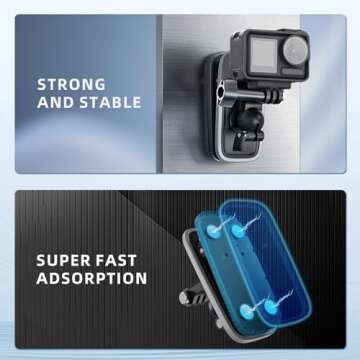 Fymile Magnetic Camera Backpack Clip for OSMO Pocket 3