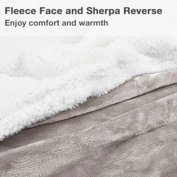 Catalonia Sherpa Wearable Blanket with Sleeves & Foot Pockets