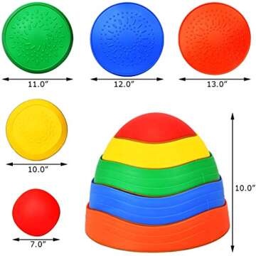 Costzon Kids Balance Stepping Stones for Active Fun