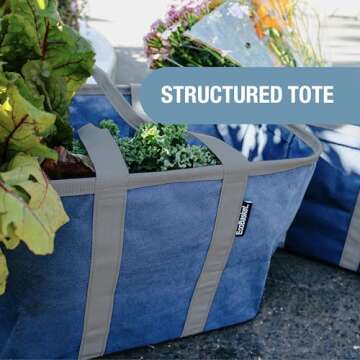 CleverMade EcoBasket Reusable Tote - Sustainable & Versatile