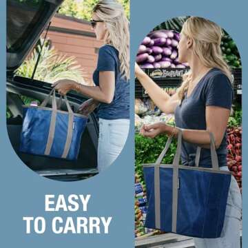CleverMade EcoBasket Reusable Tote - Sustainable & Versatile